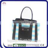 Summer Beach Bag Straw Bag Stripe Paper Straw Bag thumbnail-5