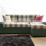 Japanese Style or Rural Style Fabric L Shape Sofa With Stool thumbnail-4