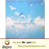 Colorful and Wood Grain Pvc Ceiling Design for House Ceiling Decoration thumbnail-5