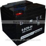 High Power and High Capacity Maintenance Free (MF) Battery for Bicycle, 12V24Ah at 20hours thumbnail-1