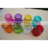 Portable Garden Lantern Candle Glass Outdoor Christmas Decor Lantern thumbnail-6