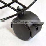 Removable Round Wire Wheel Flower Holder Flower Pot Rack thumbnail-5