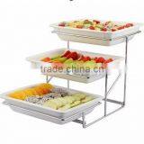Customized 3-Tier Countertop Metal Buffet Stands thumbnail-4