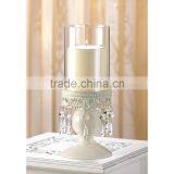 White Candle Holder Mini Wedding Table Centerpiece thumbnail-1