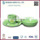 2015 New Design Ceramic Products, 3pcs Children Breakfast Dinner Set thumbnail-1