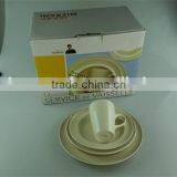 16pcs Ivory Color Ceramic/stoneware Hotel/restaurant Used Dinner Set thumbnail-1