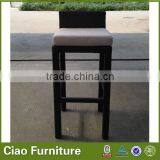 High Top Indoor Bar Chairs Rattan Furniture thumbnail-1