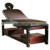 Multifunctional and Manual Backrest Beauty Bed Wholesale Massage Tables in Wood Portable Salon Furniture DS-H3331 (DAY SPA) thumbnail-1