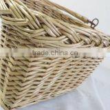 Made in China Handle Woven Triangular Boys Custom Bike Willow Basket thumbnail-6