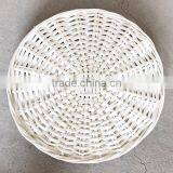 Large Home Cheap Unique Round Storage Wicker White Wash Laundry Basket thumbnail-3