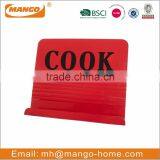 Colorful Powder Coating Metal Kitchen Cook Book Holder