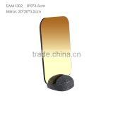 Wedding Gifts Desktop Mirror / Homeware Knock Down Concrete Mirror thumbnail-1
