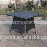 Mayfair Square Wicker Dining Table thumbnail-2
