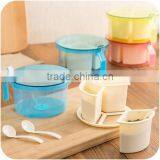 New Design 4 Cases Round Plastic Spice Bottles Wholesale Spice Box Seasoning Box thumbnail-4