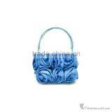 Cheap Rose Satin Handbag, Lady Handbag Bag, Handmade in Vietanm thumbnail-2
