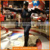 Custom Captain America Life-size Fiberglass Statues for Window Display thumbnail-4