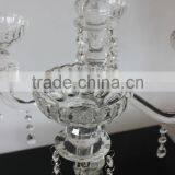 Jingyage Wedding Crystal Table Flower Candelabra Centerpiece thumbnail-3