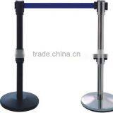 Retractable Belt Barriers With Double Belts in Various Colors thumbnail-1