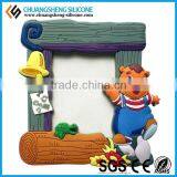 Custom Promotion Soft Pvc Photo Christmas Frame Fashion Cartoon Soft Pvc Photo Frame thumbnail-4