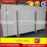 High Polished Degree Pure Pearl White Quartz Stone Slab thumbnail-2