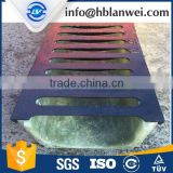 Polymer Concrete Drain Plastic Channels Steel Grating Cover Drainage Ditch