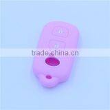 2 Buttons Silicone Remote Car Key Shell, Car Key Cover for Toyota With Panic Button thumbnail-2