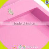 Wholesale Role Play Wooden Jewelry Box Toy Beautiful Pink Wooden Jewelry Box Toy Hot Kids Wooden Jewelry Box Toy W10D105 thumbnail-4