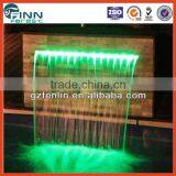 2400*600*300mm Stainless Steel Swimming Pool Spa Impact Bath Fountain Swimming Pool Waterfall thumbnail-1