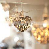 2016 Hot New Arrival Warm White Solar Powerd 12 Heart LED String Lights for Outdoor Xmas Christmas Decor thumbnail-1