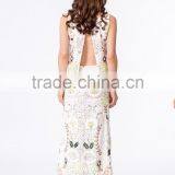 New Fashion Clothing Manufacturer Women Sequin Beaded Crop Top and Skirt thumbnail-4