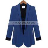 2015 New Model Ladies Elegant Good Quality Classic Look Office Wear Workwear Half Sleeve Formal Jacket thumbnail-3