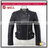 2016 Wholesale Custom Cheap Motorcycle Woman pu Jacket thumbnail-1