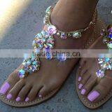 HFR-YS29 2017summer New Ladies Fashion Floral Open Toe Sandals thumbnail-1