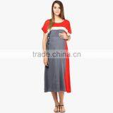 100% Cotton Maternity Clothes Wear Dresses Wholesale for Pregant Women thumbnail-1