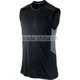 Fitness Customized Mens BaSEtball Sports Sleeveless T-shirt thumbnail-3