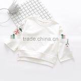 2-8 Years 2017 New Wholesale Autumn Cotton Good Quality Embroidery Flowers Kids Girls Coats thumbnail-4