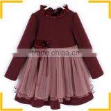 Wholesale Baby Kids Dress Flower Girl Dresses Cotton Kids Fashion Show Dresses thumbnail-2