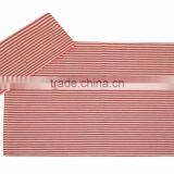 100% Cotton Red Striped Table Cloth From India thumbnail-4
