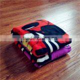 Fleece Plaid Printed New Design Multicolor Knitted Sherpa Children Baby Rag Girl Beach Travel Thick Made Throw Blanket thumbnail-5