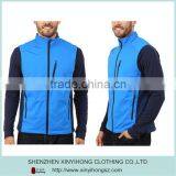 Warm Polyester Construction Chest Pocket Concealed Zipper Gym Vest thumbnail-2