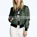 Ma-1 Flight Pilot Air Force Bomber Jacket for Women thumbnail-2