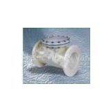 1.0 Mpa 6, 8, 12 Inch PVDF Swing Wafer Check Valve, Medium Pressure Plastic Check Valves thumbnail-1