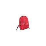 Economic Red 600D Polyester Sports Travelling Backpacks For Leisure Time Activities