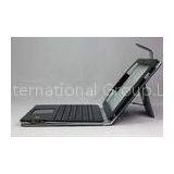 OEM Slim Lined Leather 3.7V Solar Charger Ipad 2 Protective Cases With Bluetooth Keyboard