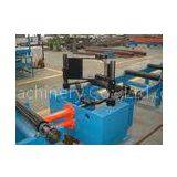 Horizontal Assembly H Beam Production Line , Industrial Steel Flange H Beam Straightening Machine