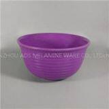Purple Color Anti Hand Slide Round Melamine Soup Salad Bowl thumbnail-1