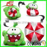 Wholesale Cut the Rope Reversible 6inch Om Nom Plush Toy thumbnail-6