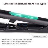 CNV Flat Iron, Steam Hair Straightener, Hair Flat Iron Straightener with STEAM Technology & 5D heating Teeth