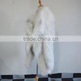 SJ818 Natural Color Real Fox Knit Winter Fashionable Vest thumbnail-2