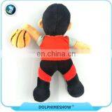 Custom 20cm Black American Stuffed Boy Rag Doll Soft Basketball Athlete Plush Doll Toy thumbnail-4